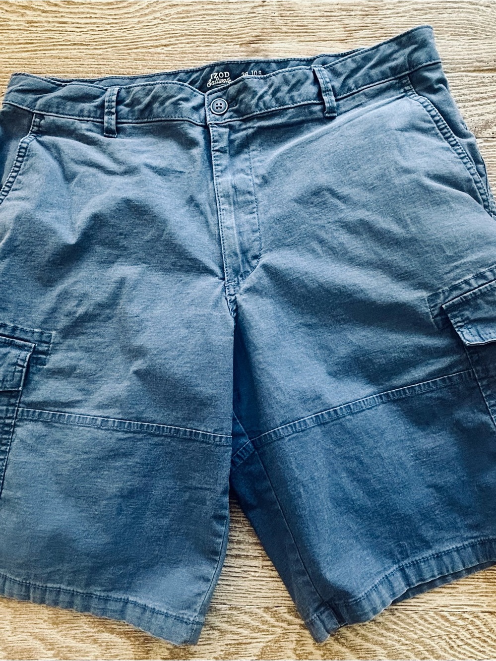 Izod Saltwater Stretch Men’s Shorts - Cool Blue
